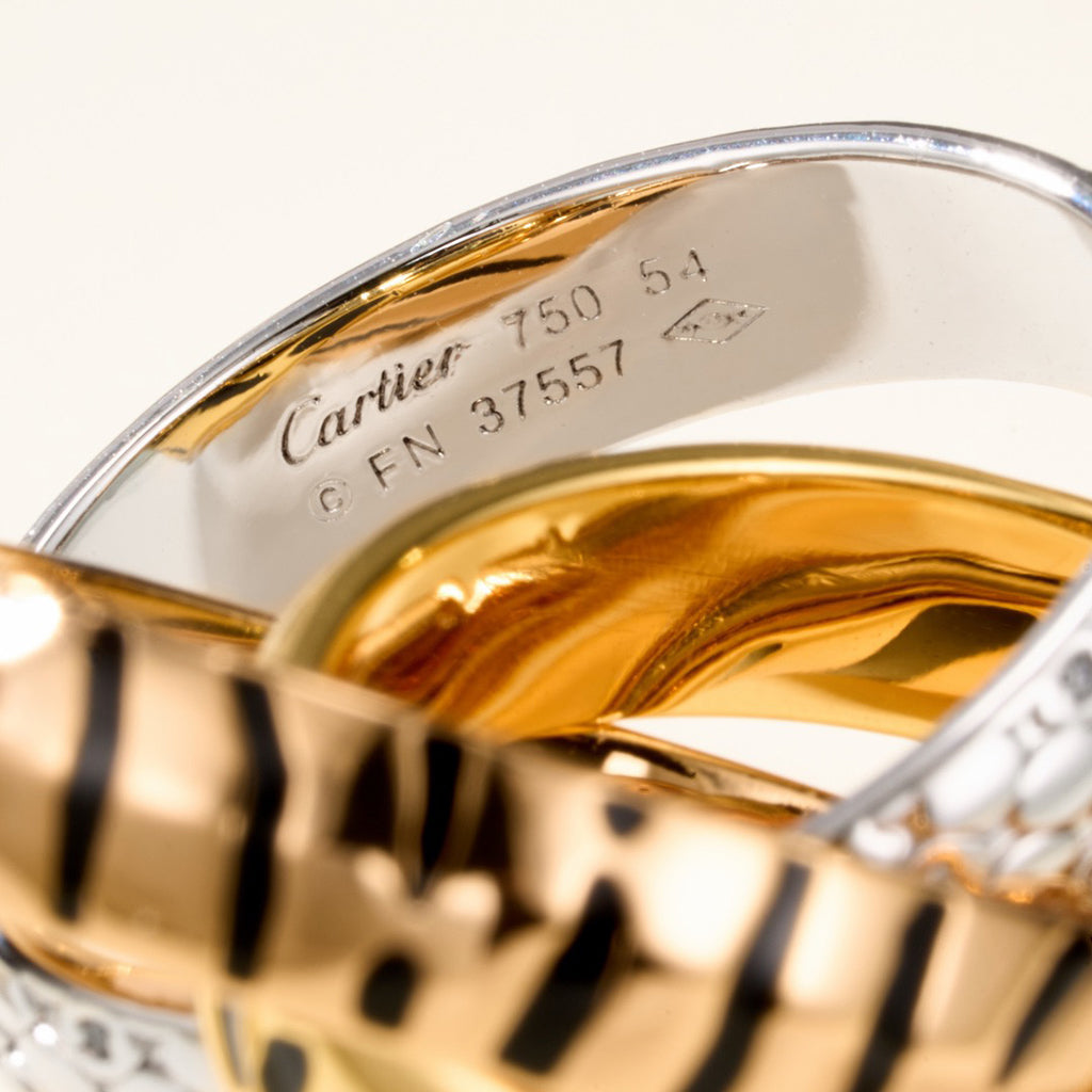 [CharmAmor]TRINITY  RING LEOPARD PRINT