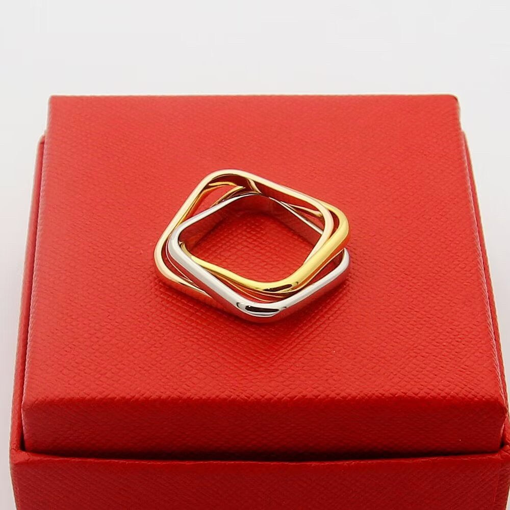 [CharmAmor]TRINITY 3.5MM CUSHION RING COLLECTION