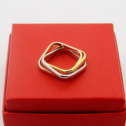 [CharmAmor]TRINITY 3.5MM CUSHION RING COLLECTION