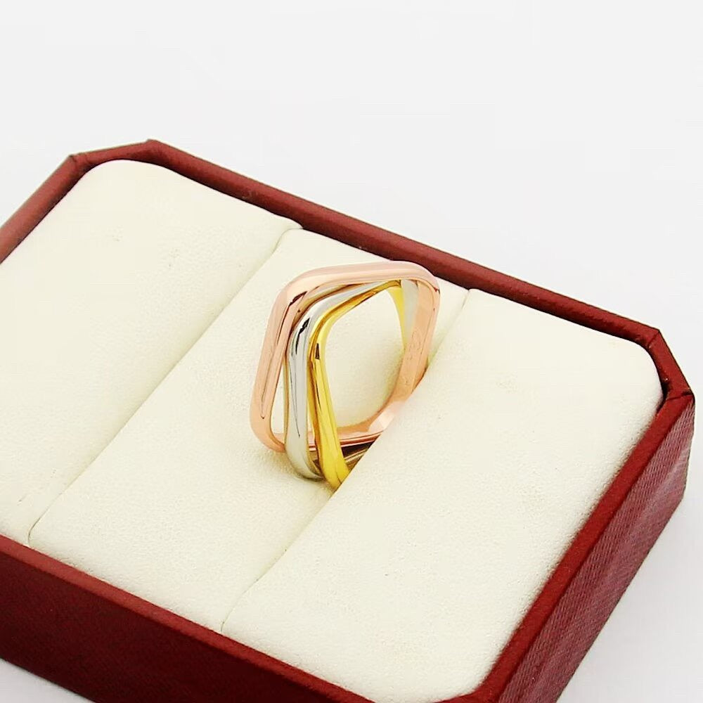 [CharmAmor]TRINITY 3.5MM CUSHION RING COLLECTION