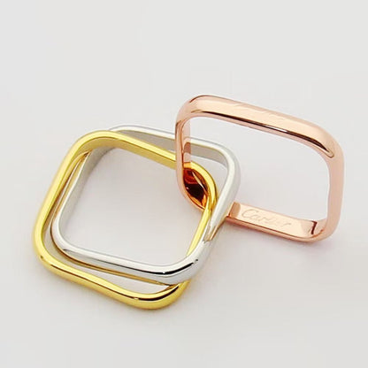 [CharmAmor]TRINITY 3.5MM CUSHION RING COLLECTION
