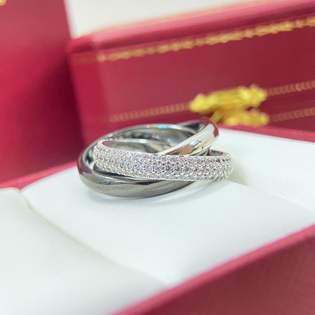 [CharmAmor]TRINITY 3.2MM RING BLACK CERAMIC