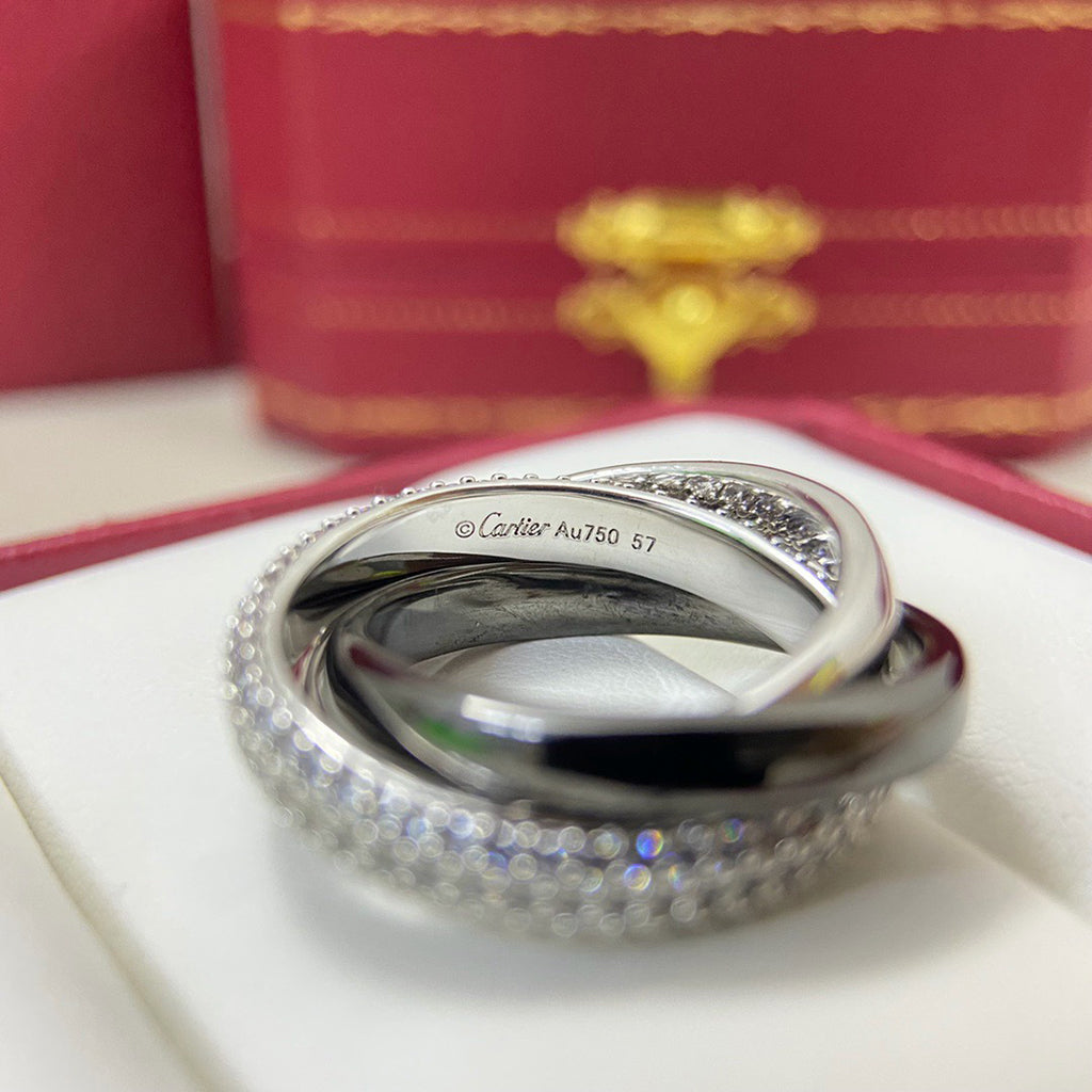 [CharmAmor]TRINITY 3.2MM RING BLACK CERAMIC