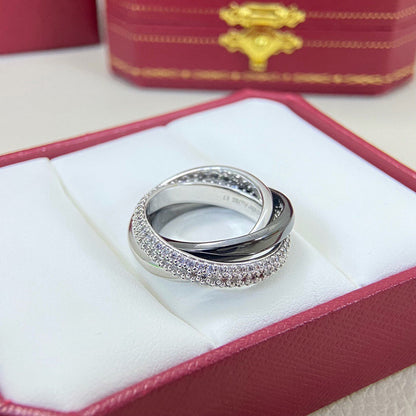 [CharmAmor]TRINITY 3.2MM RING BLACK CERAMIC