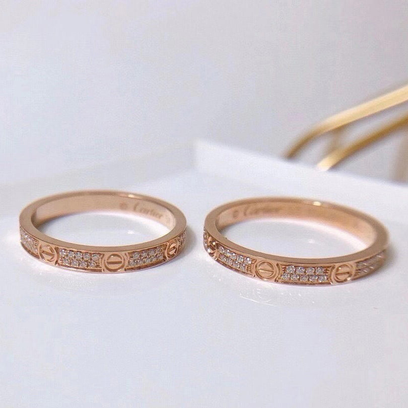 [CharmAmor]LOVE RING 2.65MM DIAMOND