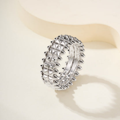[CharmAmor]CLASH 9.2MM DOUBLE ROW RING