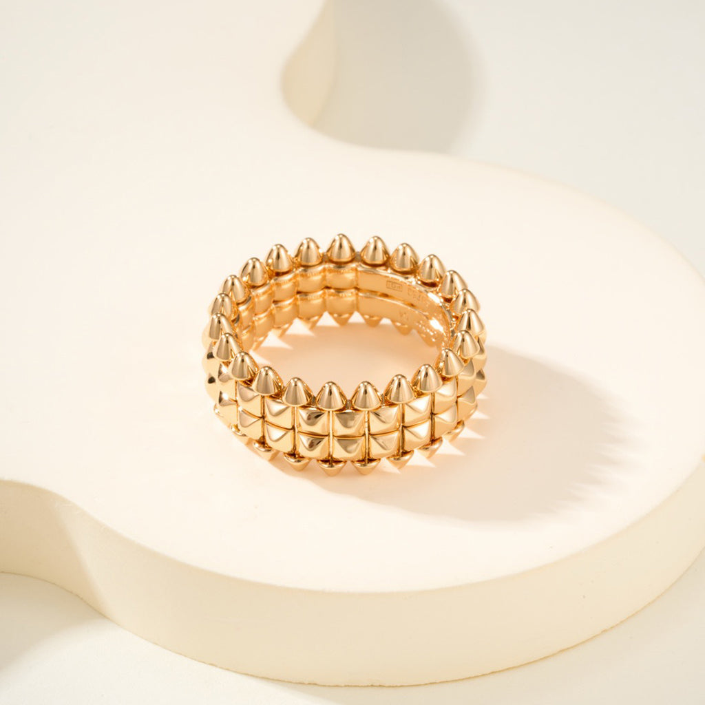 [CharmAmor]CLASH 9.2MM DOUBLE ROW RING