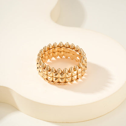 [CharmAmor]CLASH 9.2MM DOUBLE ROW RING