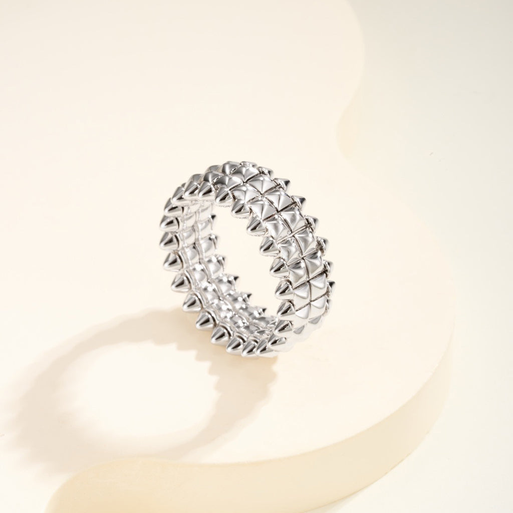 [CharmAmor]CLASH 9.2MM DOUBLE ROW RING