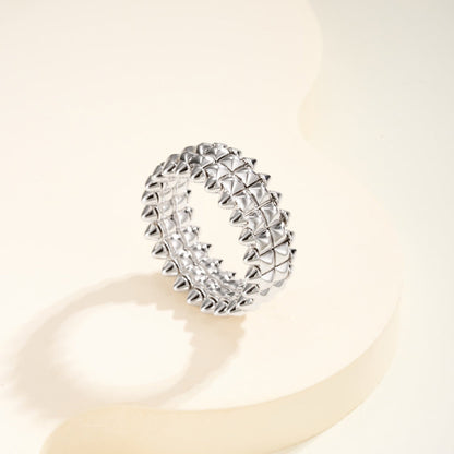 [CharmAmor]CLASH 9.2MM DOUBLE ROW RING
