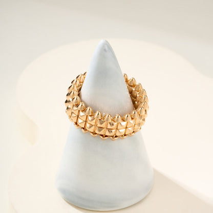 [CharmAmor]CLASH 9.2MM DOUBLE ROW RING