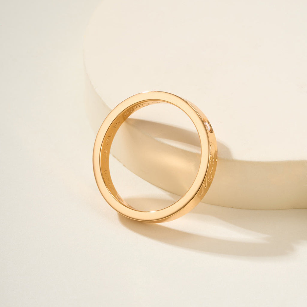 [CharmAmor]LOVE RING 4MM 1 DIAMOND