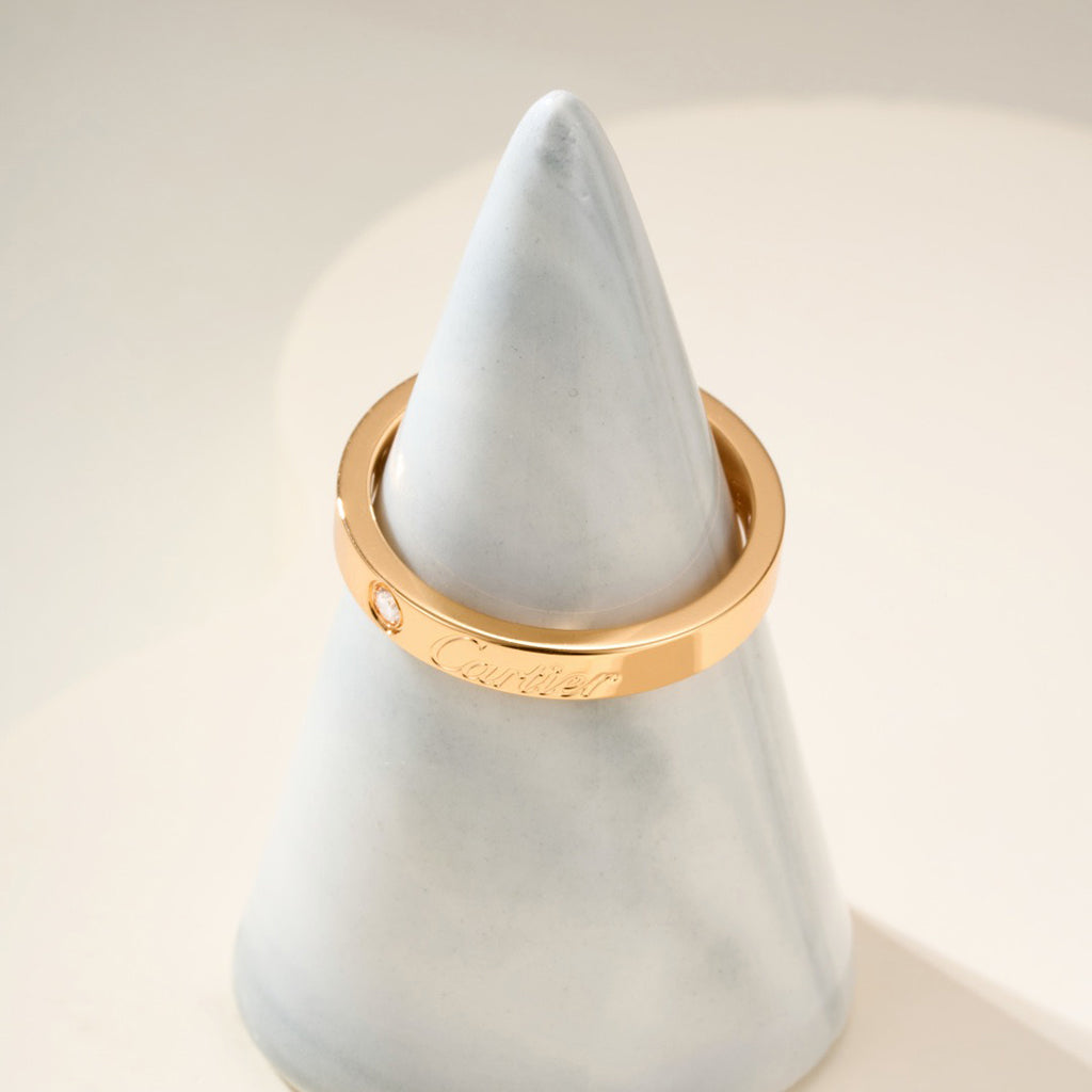 [CharmAmor]LOVE RING 4MM 1 DIAMOND