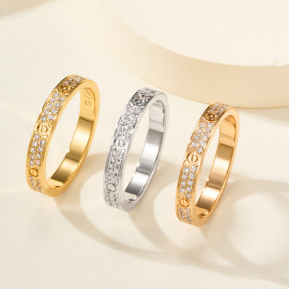[CharmAmor]LOVE RING 2.65MM DIAMOND