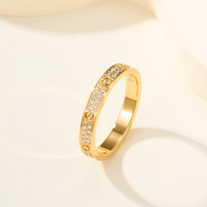 [CharmAmor]LOVE RING 2.65MM DIAMOND