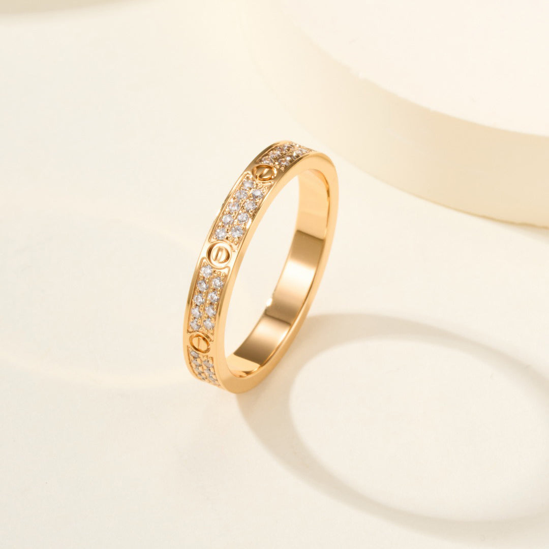 [CharmAmor]LOVE RING 2.65MM DIAMOND