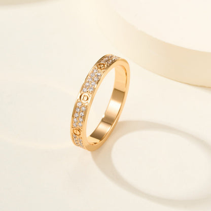 [CharmAmor]LOVE RING 2.65MM DIAMOND