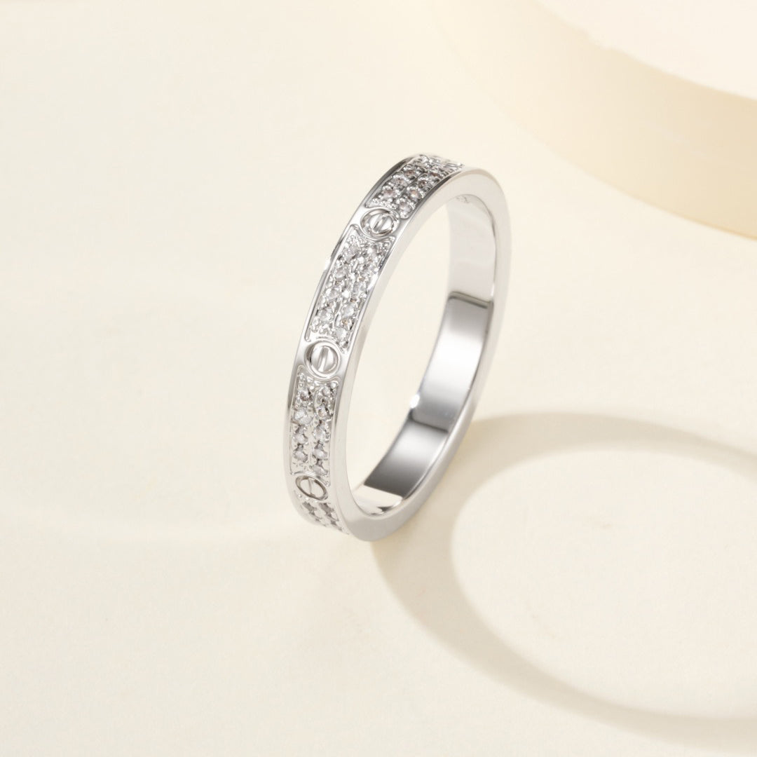 [CharmAmor]LOVE RING 2.65MM DIAMOND