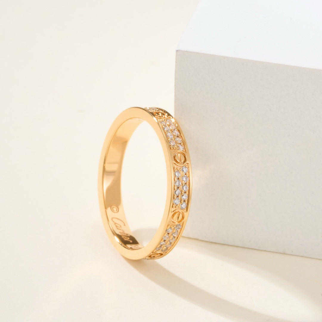 [CharmAmor]LOVE RING 2.65MM DIAMOND