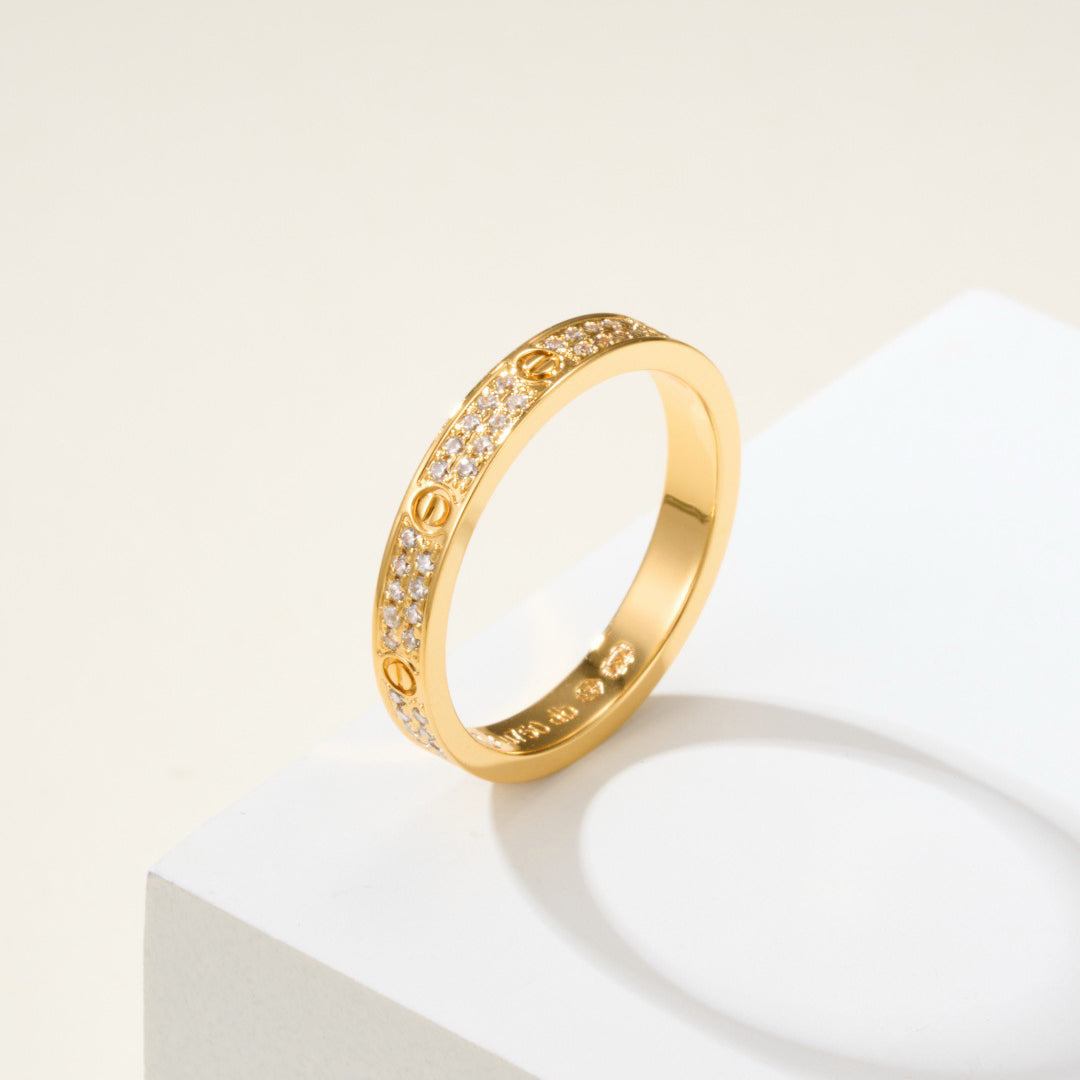 [CharmAmor]LOVE RING 2.65MM DIAMOND
