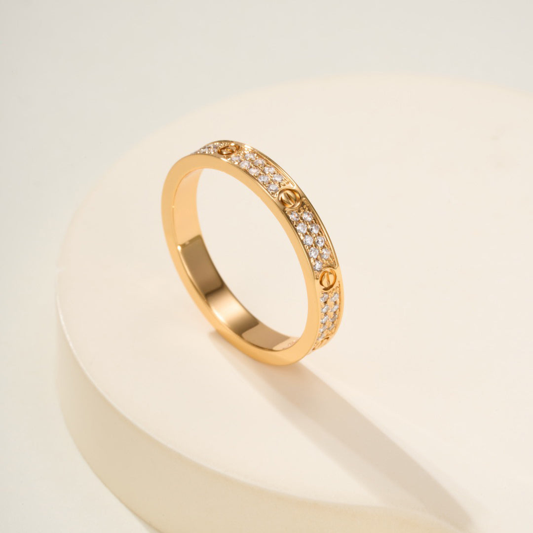 [CharmAmor]LOVE RING 2.65MM DIAMOND