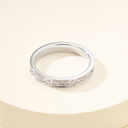 [CharmAmor]LOVE RING 2.65MM DIAMOND