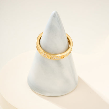 [CharmAmor]LOVE RING 2.65MM DIAMOND