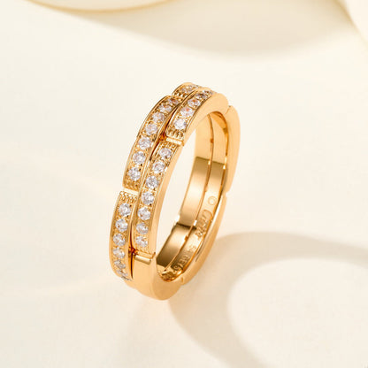 [CharmAmor]MAILLON PANTHERE DIAMOND RING