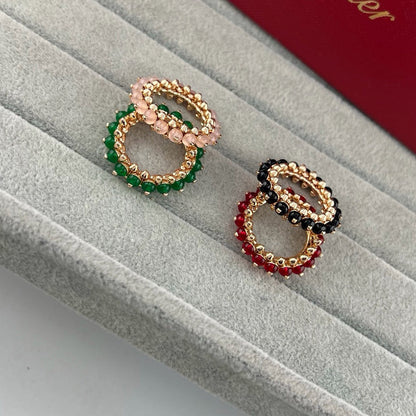 [CharmAmor]CLASH 7.9MM AGATE CHALCEDONY RING