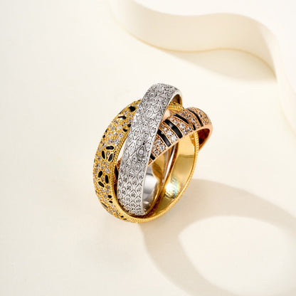 [CharmAmor]TRINITY  RING LEOPARD PRINT