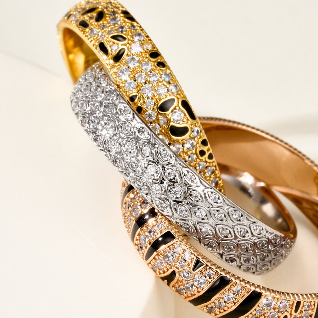[CharmAmor]TRINITY  RING LEOPARD PRINT