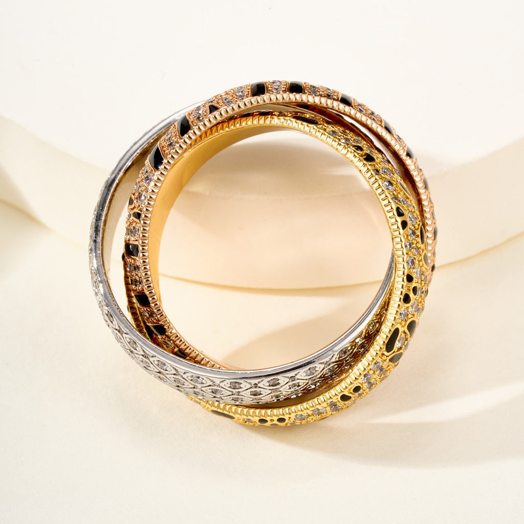 [CharmAmor]TRINITY  RING LEOPARD PRINT