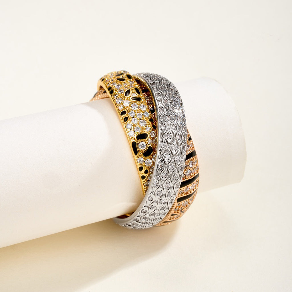 [CharmAmor]TRINITY  RING LEOPARD PRINT