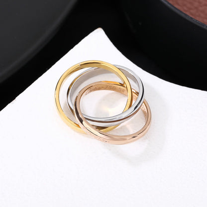 [CharmAmor]TRINITY 3.2MM RING COLLECTION
