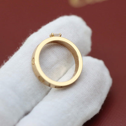 [CharmAmor]LOVE RING 3.6MM 1 BIG DIAMOND