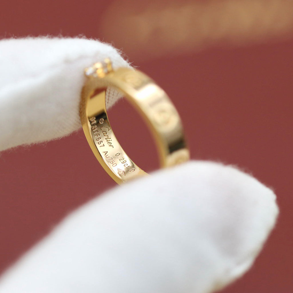 [CharmAmor]LOVE RING 3.6MM 1 BIG DIAMOND