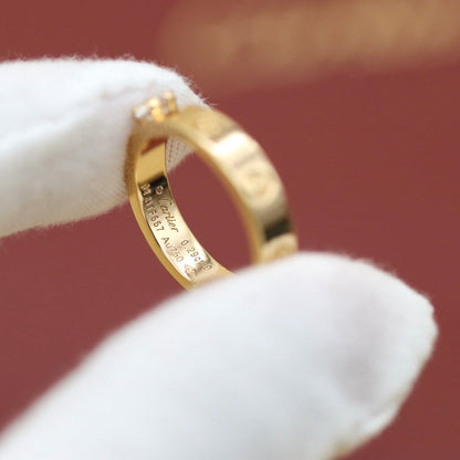 [CharmAmor]LOVE RING 3.6MM 1 BIG DIAMOND