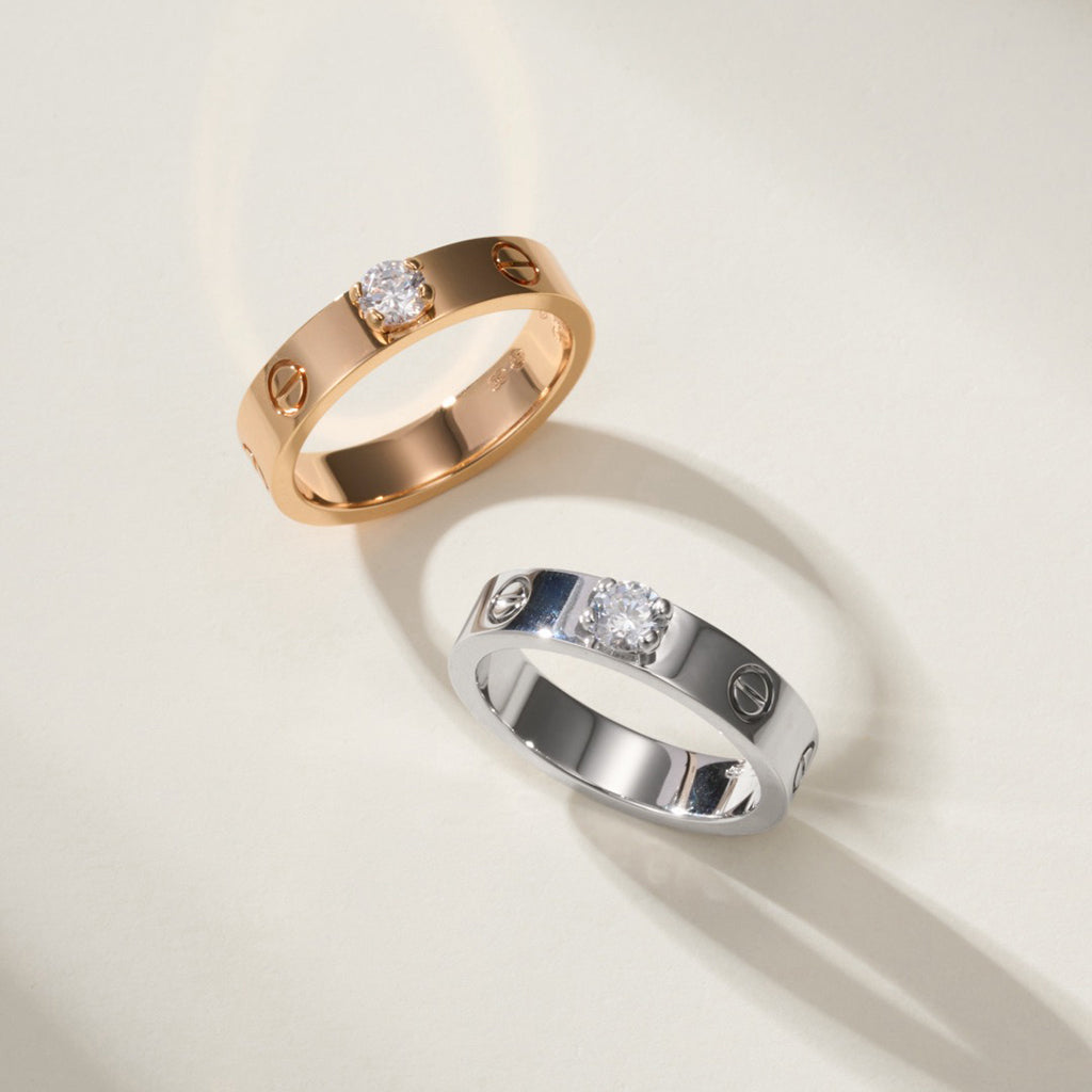 [CharmAmor]LOVE RING 3.6MM 1 BIG DIAMOND