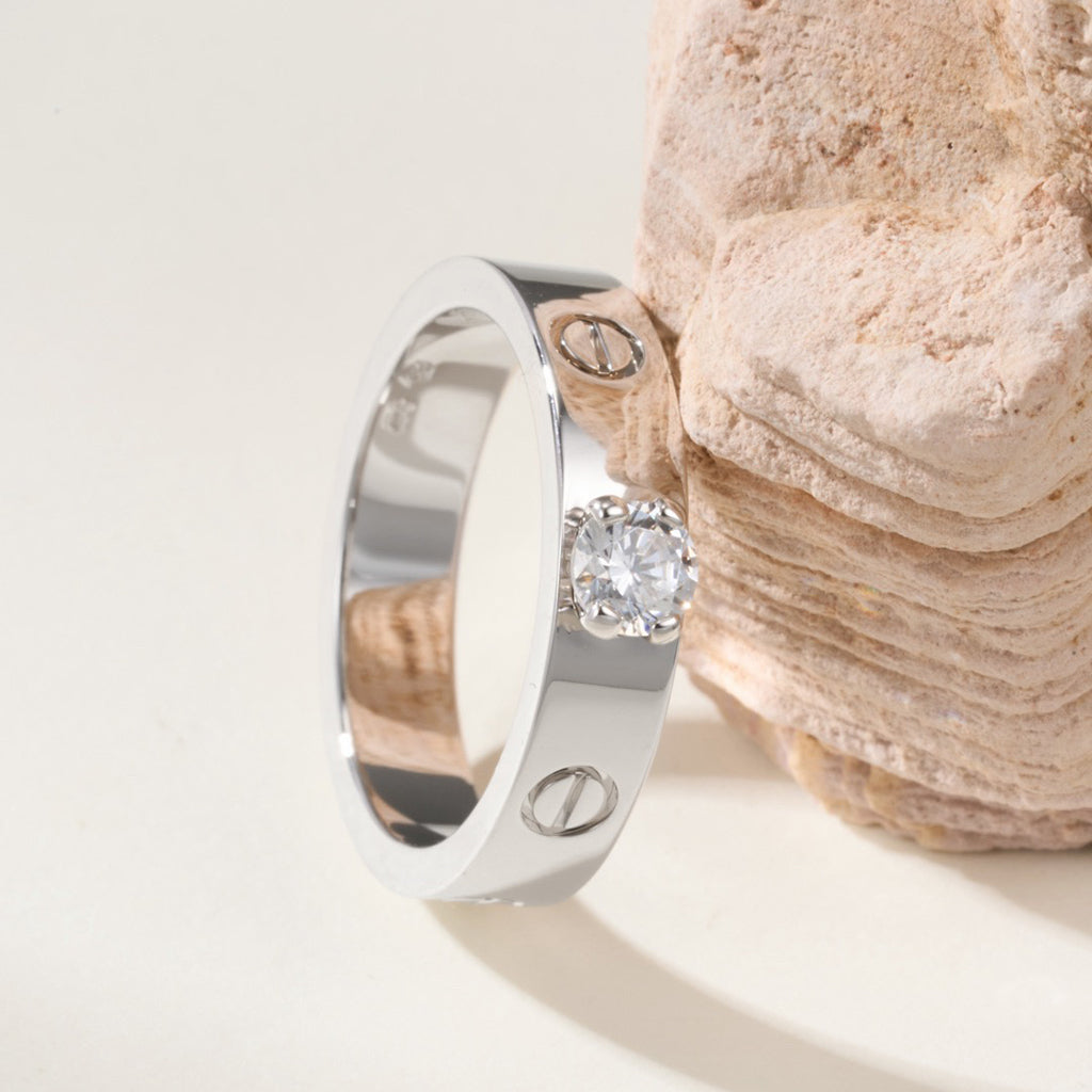 [CharmAmor]LOVE RING 3.6MM 1 BIG DIAMOND