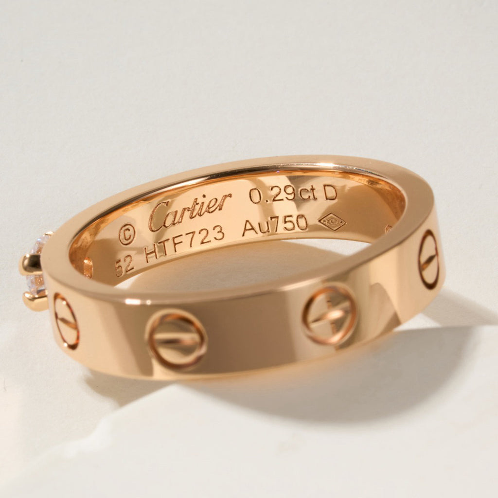 [CharmAmor]LOVE RING 3.6MM 1 BIG DIAMOND