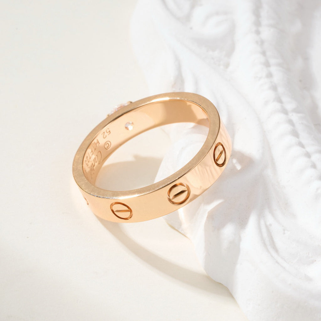[CharmAmor]LOVE RING 3.6MM 1 BIG DIAMOND