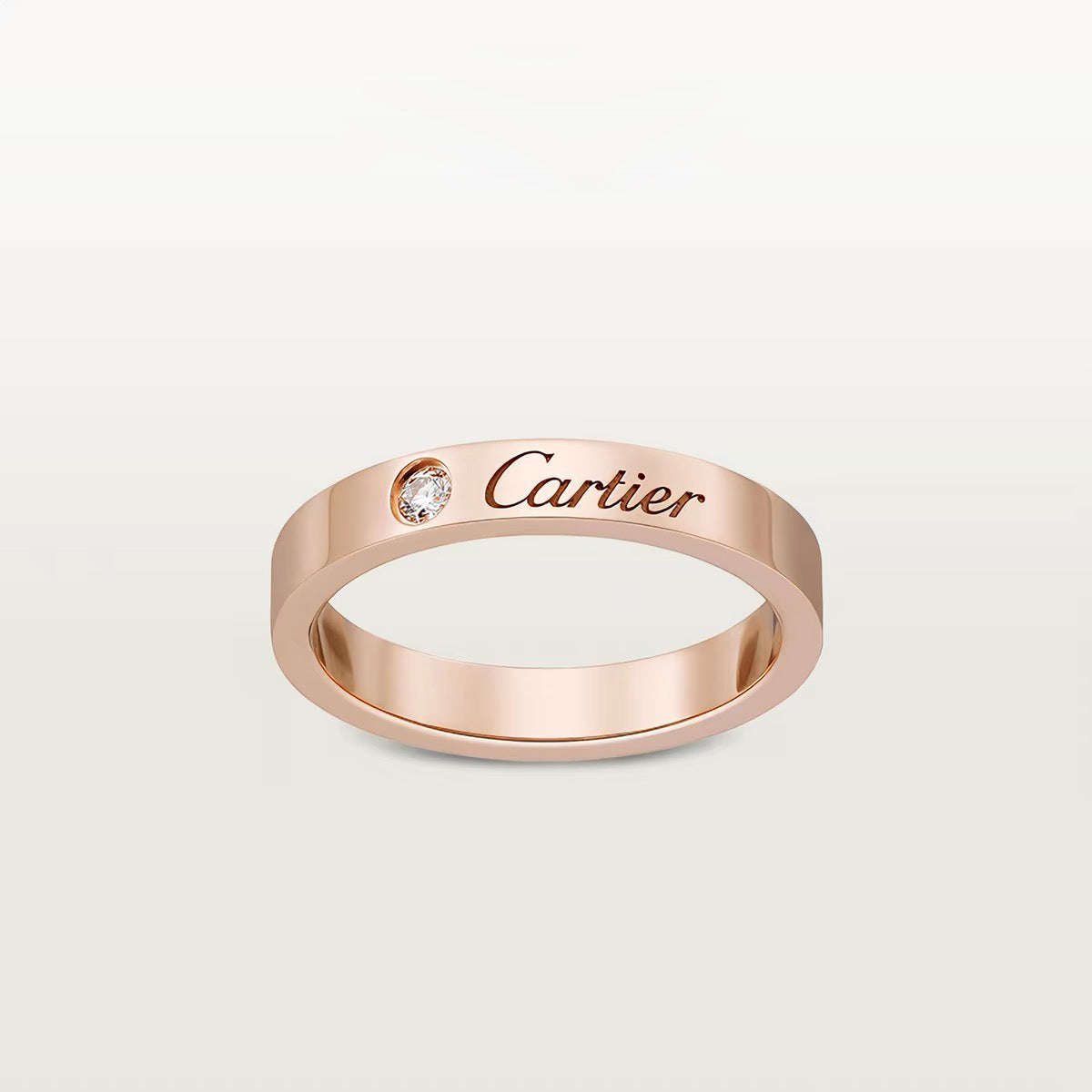 [CharmAmor]LOVE RING 4MM 1 DIAMOND