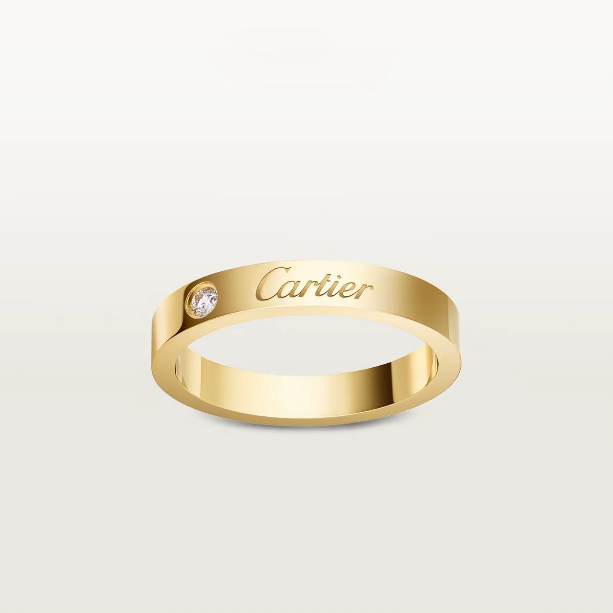 [CharmAmor]LOVE RING 4MM 1 DIAMOND
