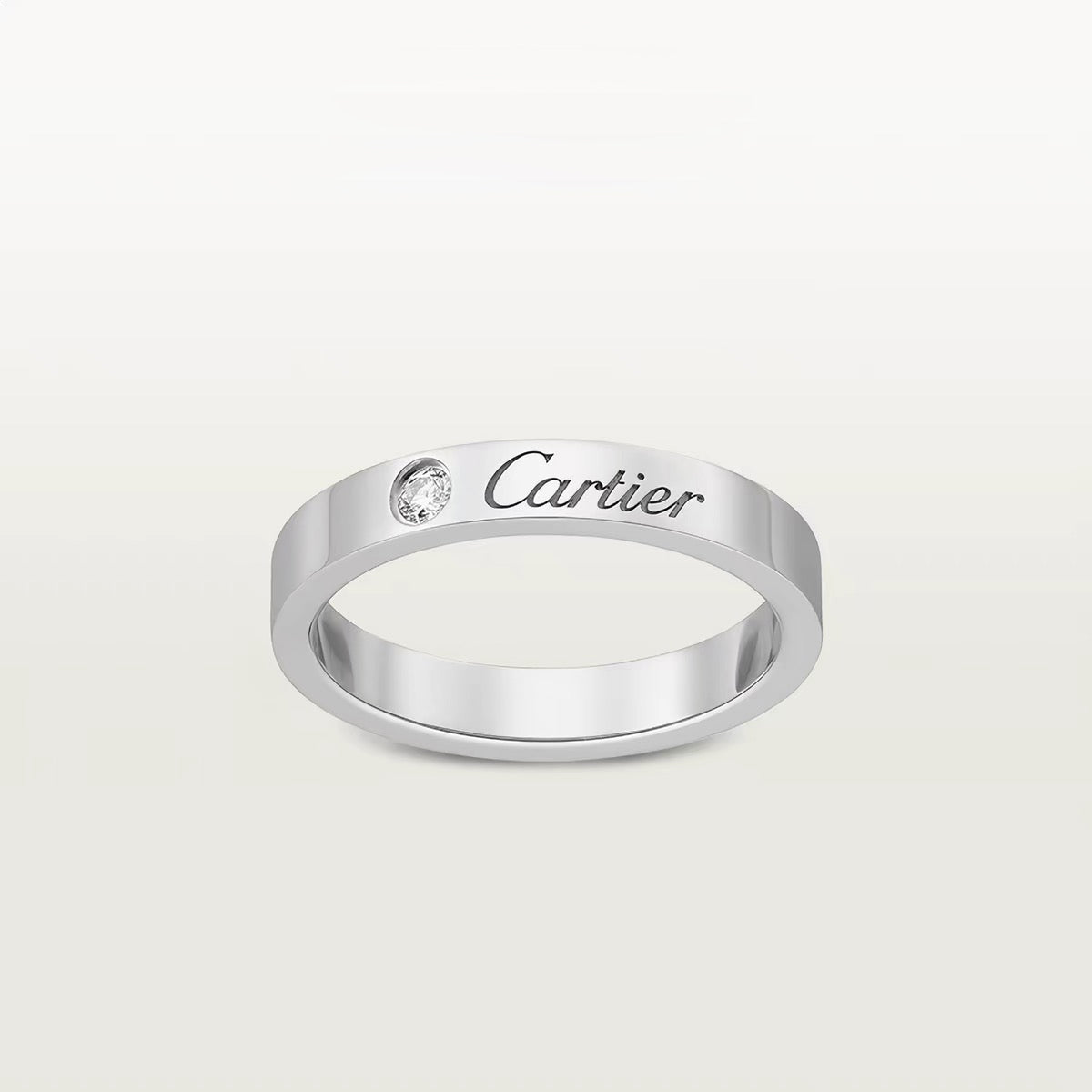 [CharmAmor]LOVE RING 4MM 1 DIAMOND