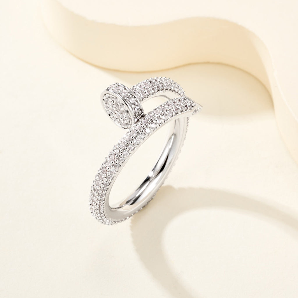 [CharmAmor]JUSTE RING 2.6MM FULL DIAMOND