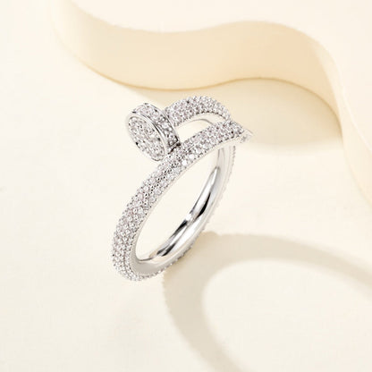 [CharmAmor]JUSTE RING 2.6MM FULL DIAMOND