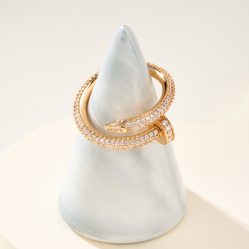 [CharmAmor]JUSTE RING 2.6MM FULL DIAMOND