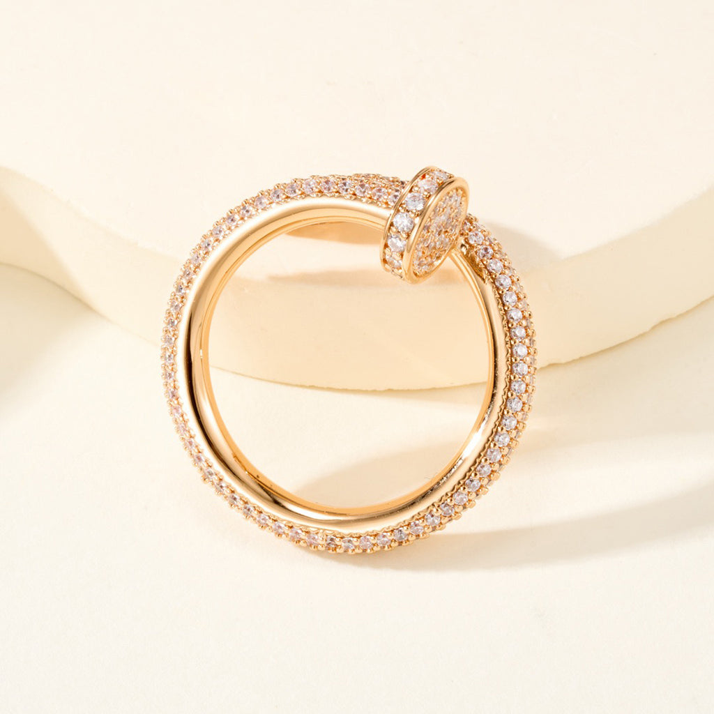 [CharmAmor]JUSTE RING 2.6MM FULL DIAMOND