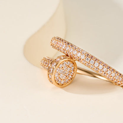 [CharmAmor]JUSTE RING 2.6MM FULL DIAMOND