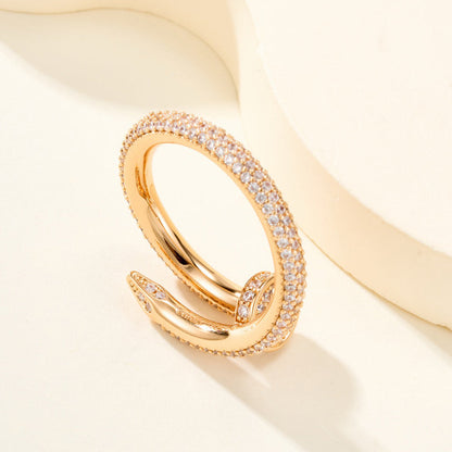 [CharmAmor]JUSTE RING 2.6MM FULL DIAMOND